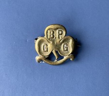 Vintage BP Baden Powell Promise Guiding Pin badge Girl Guides Collectable