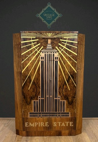 Art deco cocktail cabinet - deco,