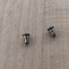 TRIANG HORNBY OO GAUGE SAFETY VALVES BRASS SPARES PAIR A3 BRITANNIA DUCHESS