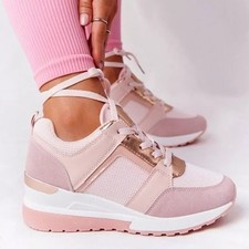 Ladies Wedge Hidden Trainers