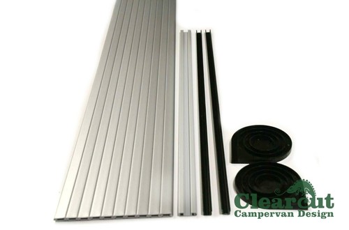 Campervan silver tambour door - campervan,