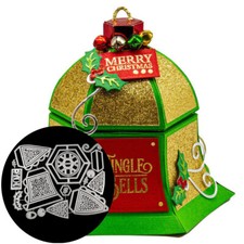 Christmas Bell Bauble Metal