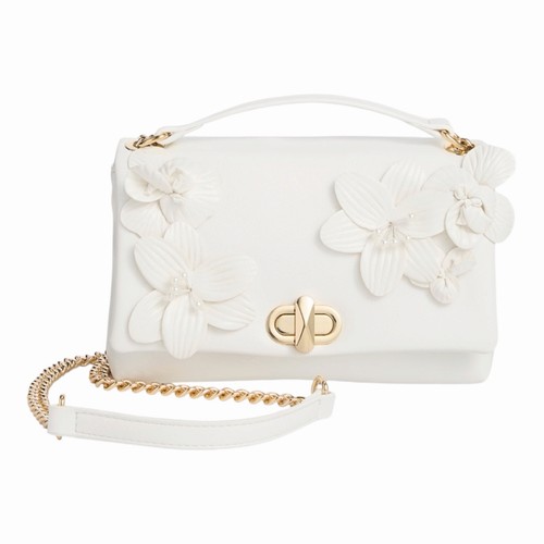 Women white floral - white, shoulder