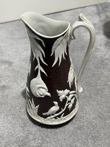 1864 jug nesting birds - birds, design