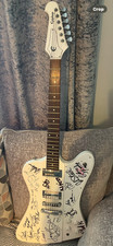 Epiphone Firebird. 1998. Unused. Signed By Various Artists! Case. COA. Rare!    