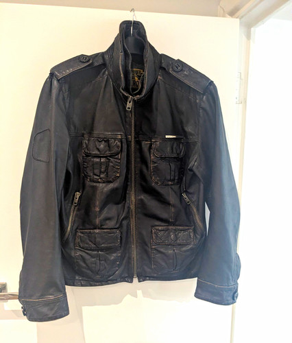 Superdry men brown genuine - superdry,