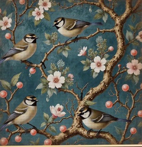 Beautiful birds printed cross - beautiful,