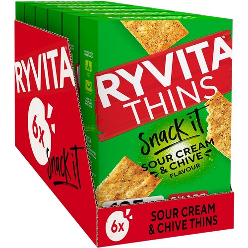 Ryvita thins snack sour - it,