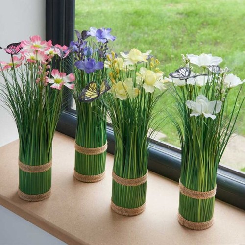 Artificial faux flowers - faux,