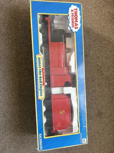 James the red engine - james,