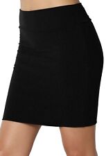 Ladies Girls Black Skirt Work
