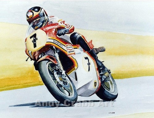 Barry sheene suzuki - suzuki, in