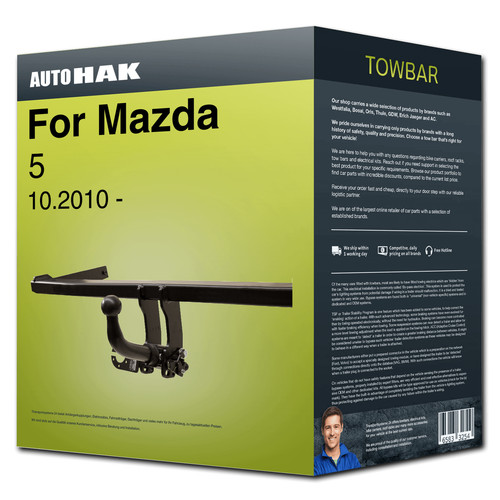 Towbar detachable for - detachable, mazda