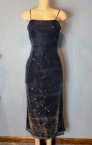 Vtg y2k floral midi slip - floral,
