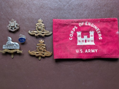 Wwii british army cap badges - wwii,