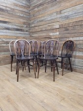Eight windsor dining chairs - windsor,