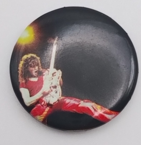 Eddie van halen retro pin - eddie,