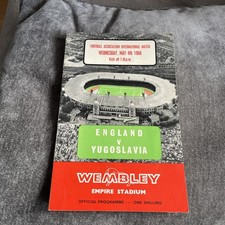 1966 ENGLAND V YUGOSLAVIA PRE