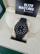 Rolex Yacht-Master 40 126655 Oysterflex Rose Gold 2022 Box And Papers