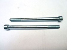 M10x1.25x100 fine pitch DIN912 socket cap head bolts Bright zinc plated BZP