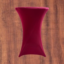 4Color Cocktail Table Cover Spandex Tablecloth Stretch Bar Bistro Wedding Supply