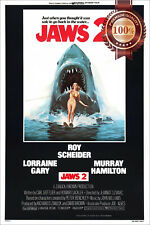 JAWS 2 TWO II SHARK BEHIND SKIER ORIGINAL CINEMA ART PRINT PREMIUM POSTER