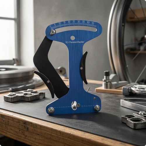 Wheel spoke tensometer guide - tensometer,
