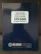 Klark Teknik DN360 Operating