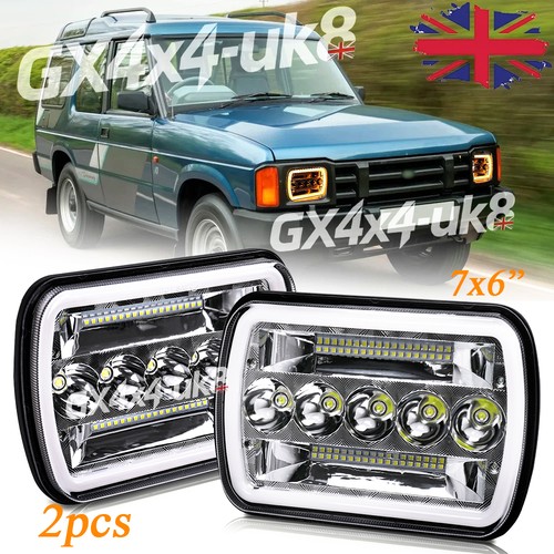 Rhd led headlight fit land - 2x,