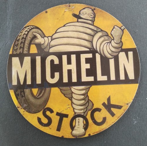 Michelin stock sticker - michelin,