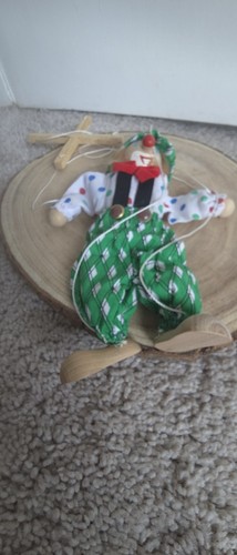 Vintage marionette clown - marionette,