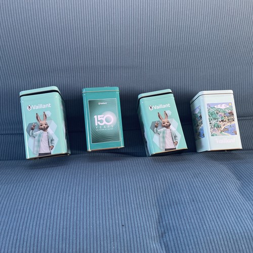 Vaillant metal storage tins - ,
