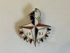 VINTAGE 1951 FESTIVAL OF BRITAIN ENAMEL PIN BADGE