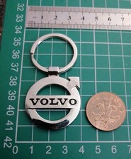 Volvo, Split Ring on Stainless Steel Fob. 