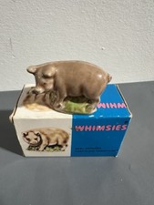 Vintage Wade Whimsies Pig With