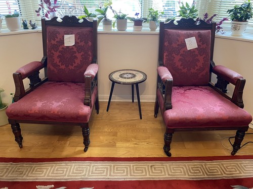 Pair victorian solid - ,