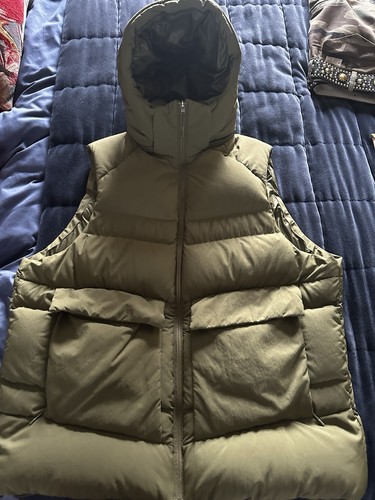 Puffer vest detachable hood - y3,