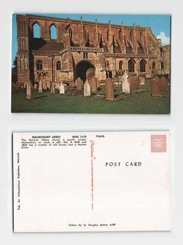 Postcard malmesbury abbey - postcard,