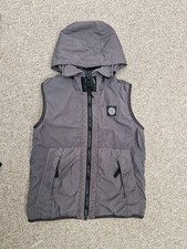 Boys Stone Island Grey Gillet