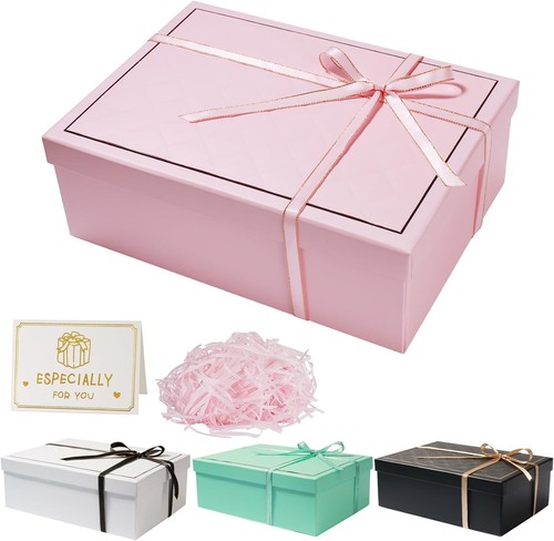 Pink gift boxes textured - pink,