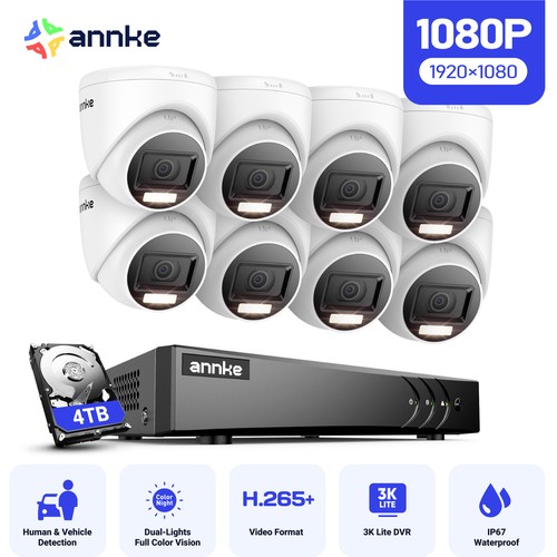 Annke 1080p cctv system 2mp - cctv,