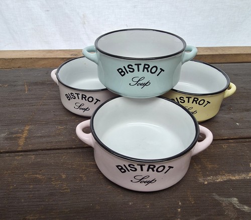 Bistro soup bowls four - bistro, round