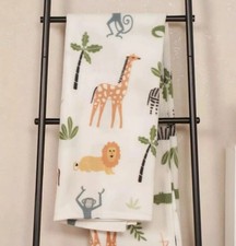 Safari Fleece Throw Blanket Animal Print