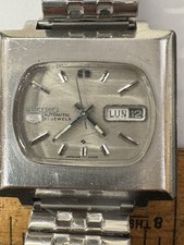 VINTAGE SEIKO TV SCREEN AUTOMATIC SS WATCH GWO