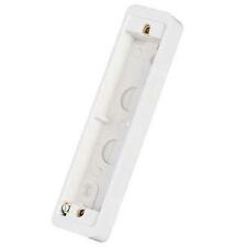Crabtree 2 Gang 20mm Plastic Architrave Double Pattress Box Surface Mounting