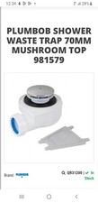 PLUMBOB SHOWER TRAP WASTE 70MM