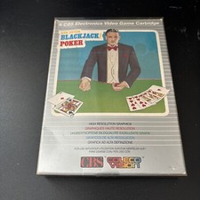 Ken Uston Blackjack Poker - CBS Coleco Vision Boxed With Manual