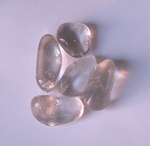 Prasiolite tumble stone - stone, high