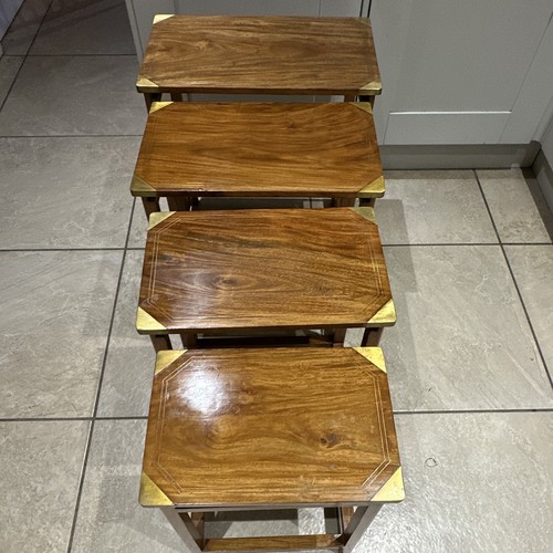 Set wooden nesting tables - set,