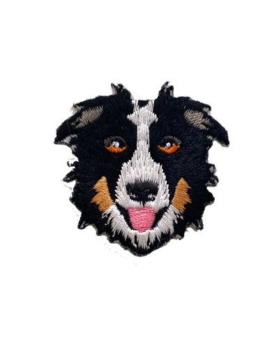 Embroidered cute border collie - cute,